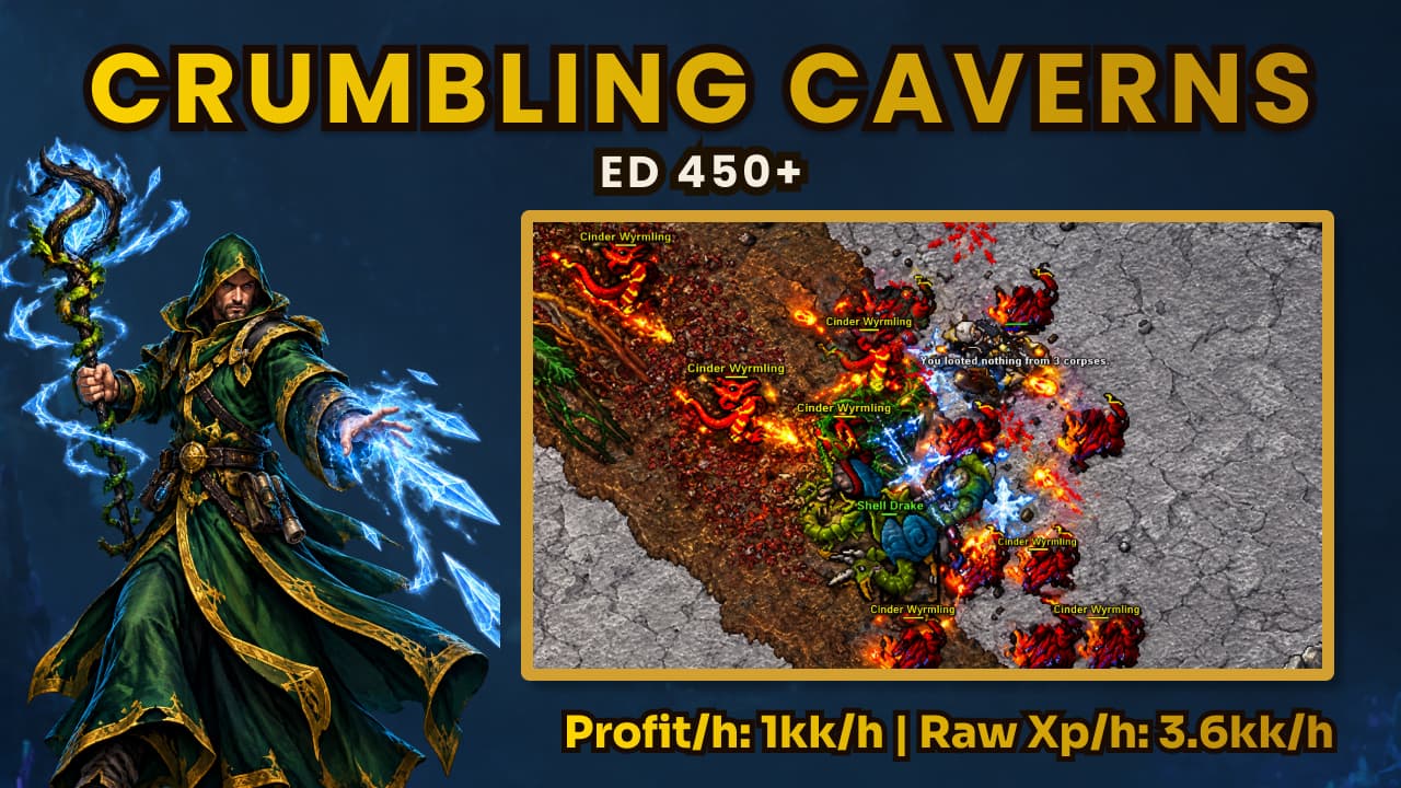 Hunt de ED 450 em Crumbling Caverns